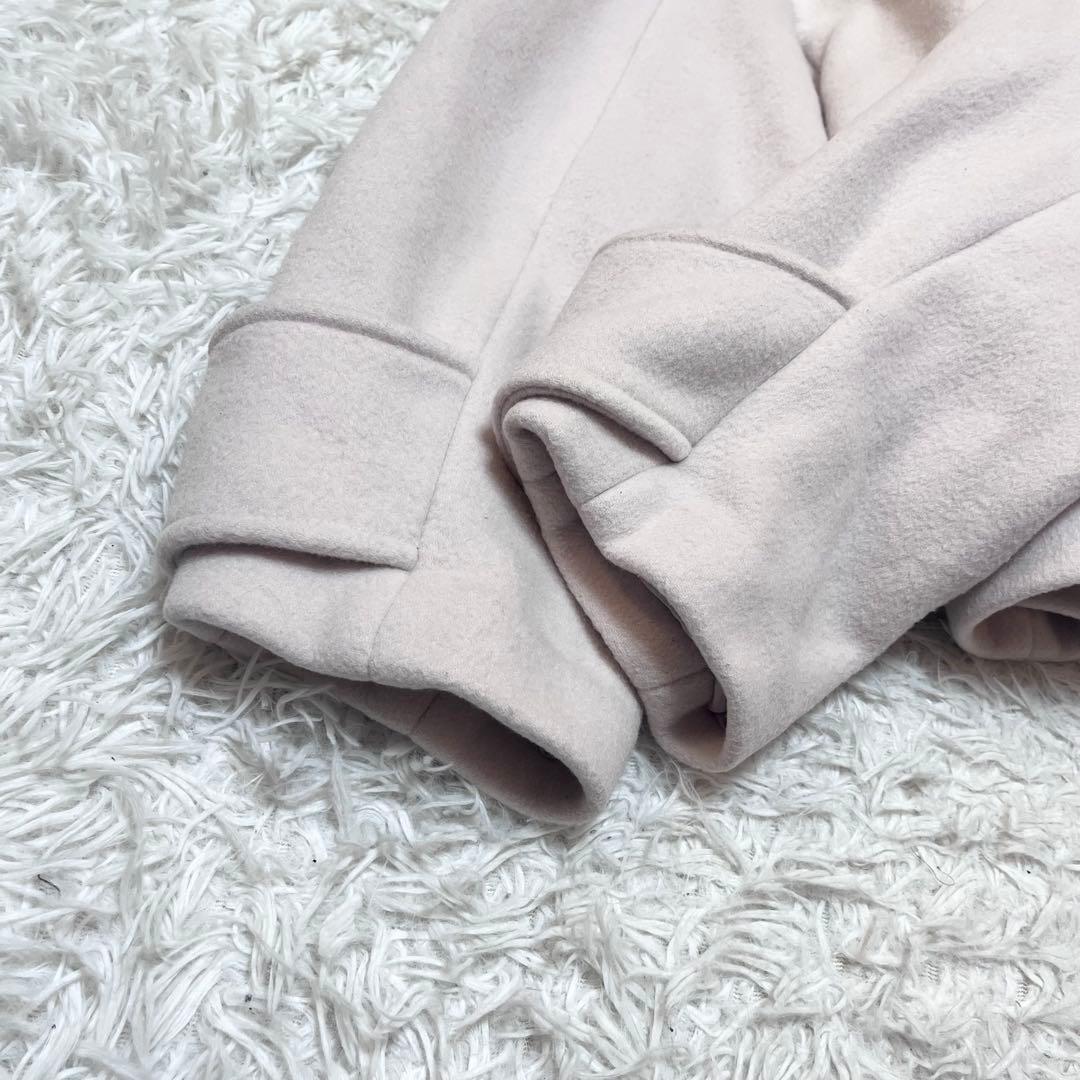 Lily Brown ダブルボタンショートコート 23AW アイボリー