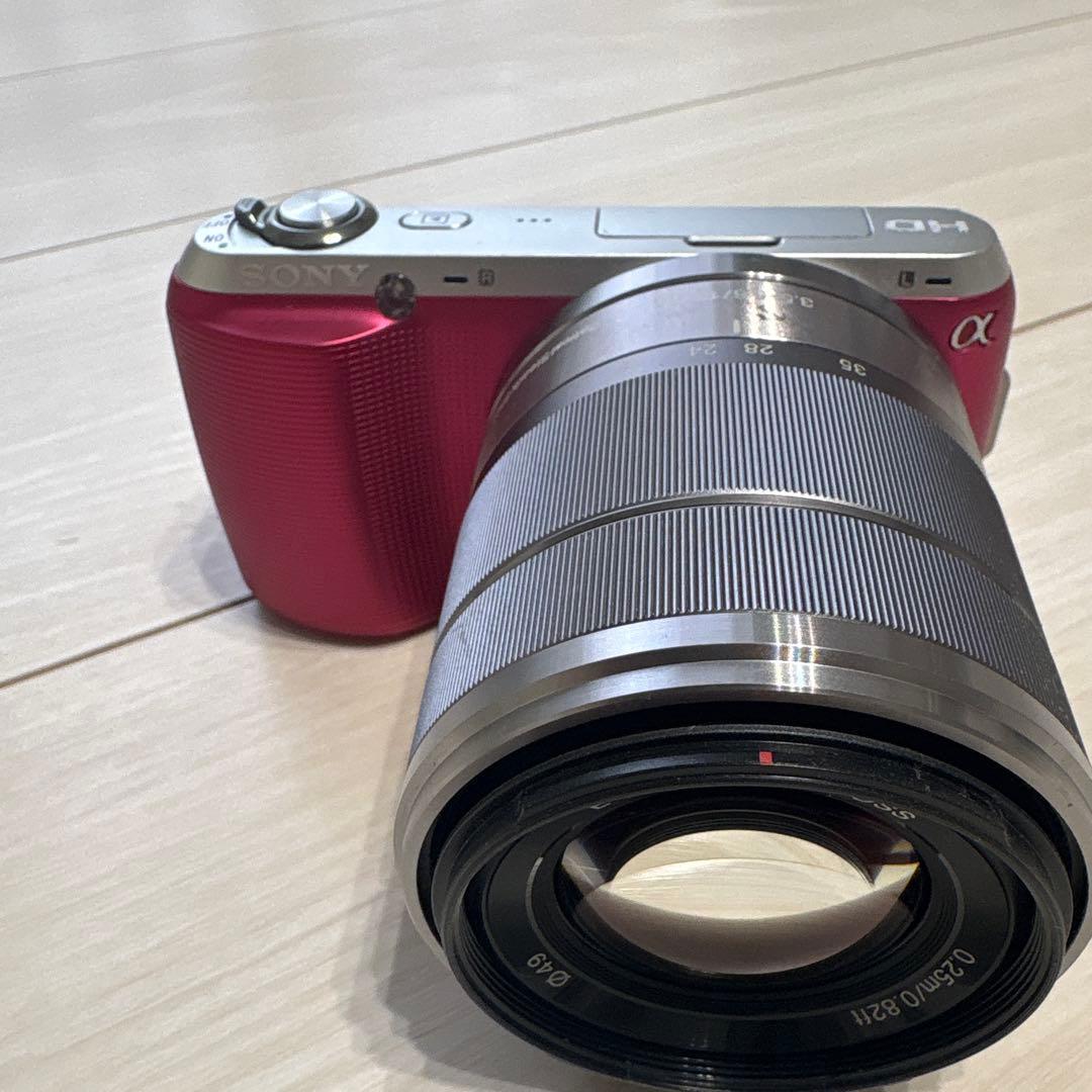 ‼️ピンク‼️SONY NEX-C3 ダブルレンズキット動作確認済み　箱付き