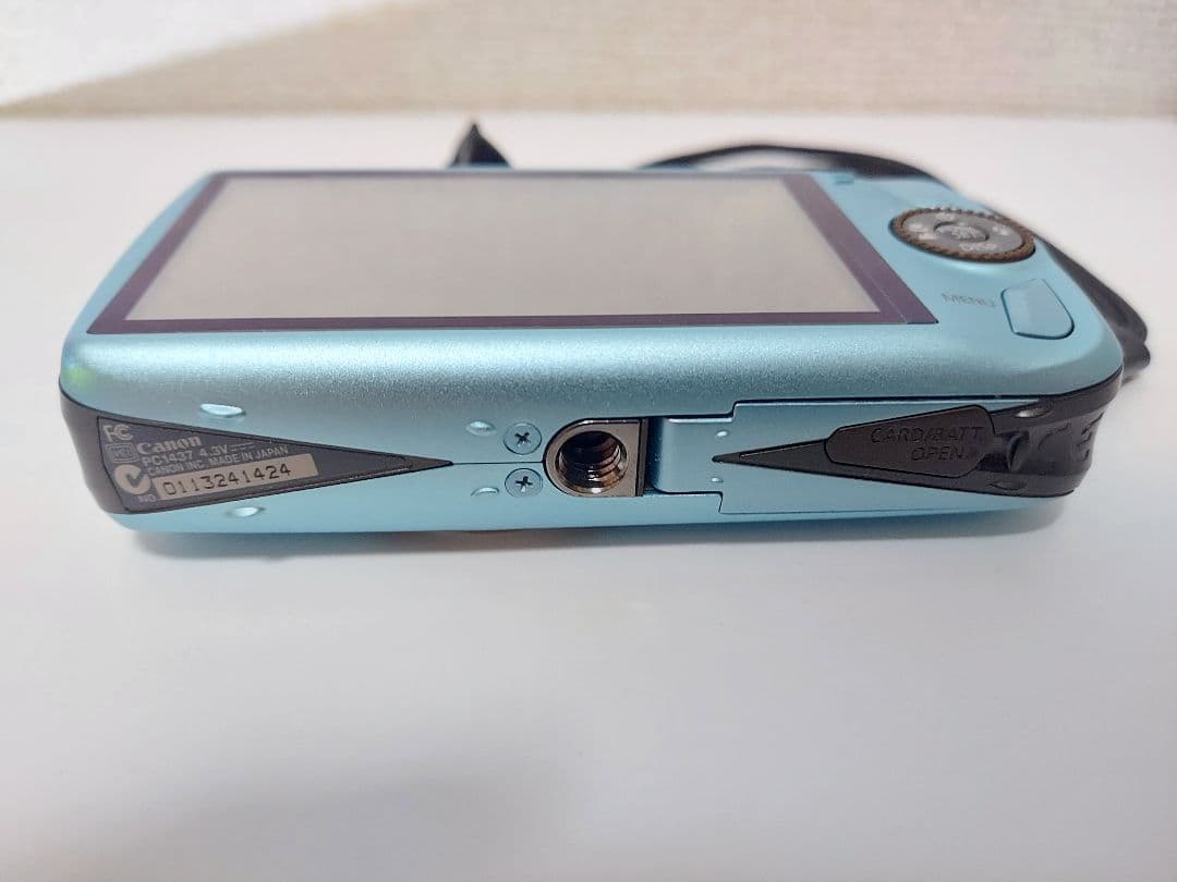 【美品】Canon IXY930IS デジタルカメラ ブルー
