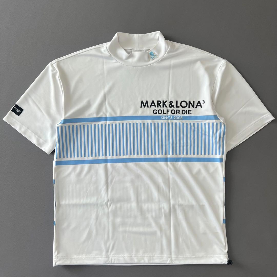 MARK&LONA マークアンドロナ　2024年モデル　メンズ　モックネック　白