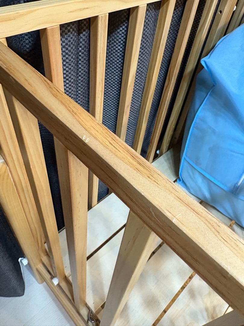 美品yamatooya soinel ベビーベッド 木製 そいねーるIII