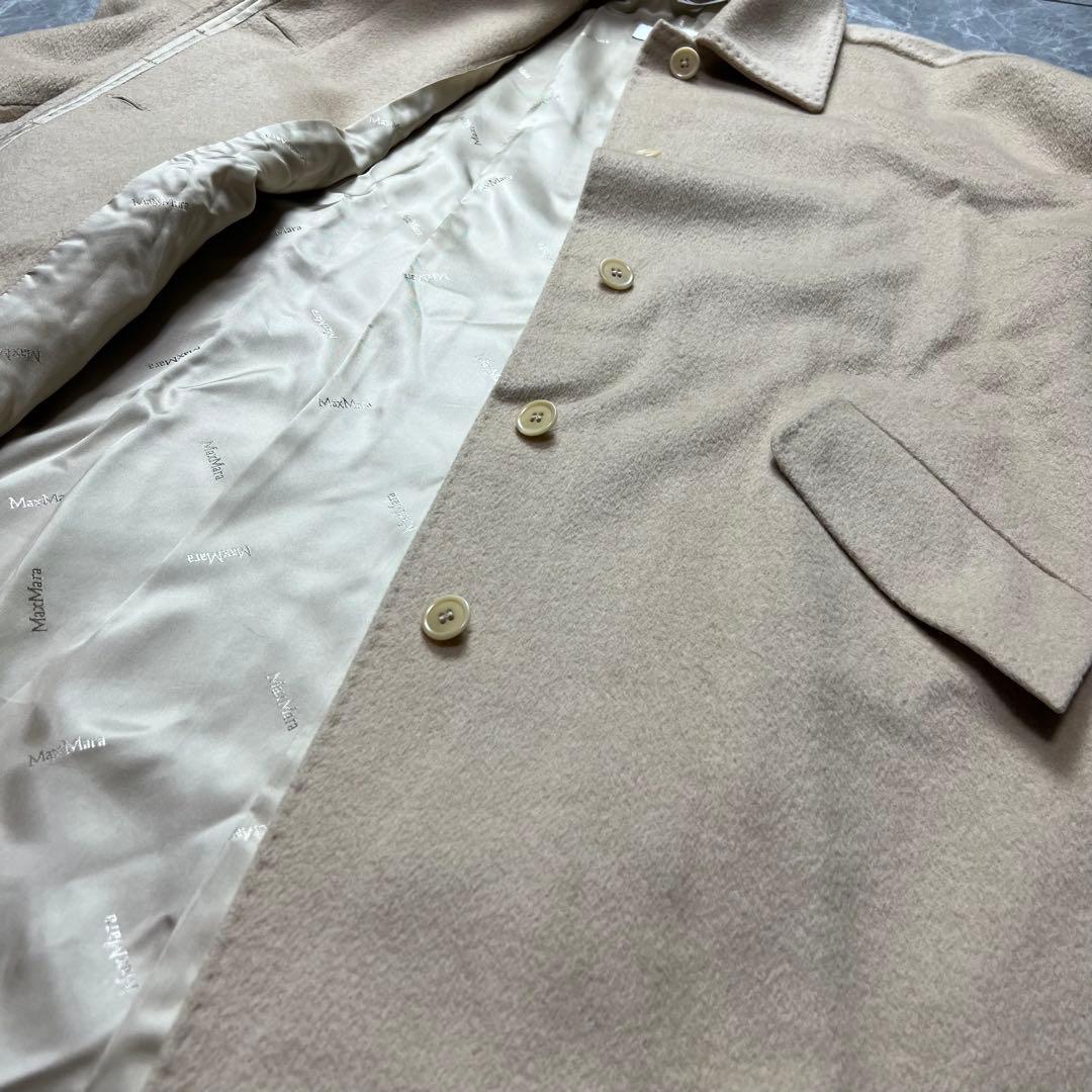 キャメル100%♡マックスマーラ　最高級白タグ　　ロングコート　ベージュ