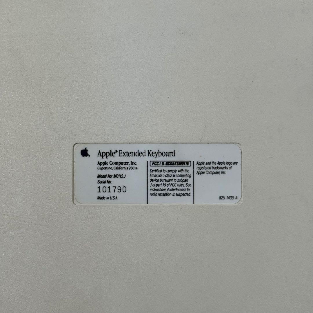 【希少】Apple Extended Keyboard M0115J キーボード