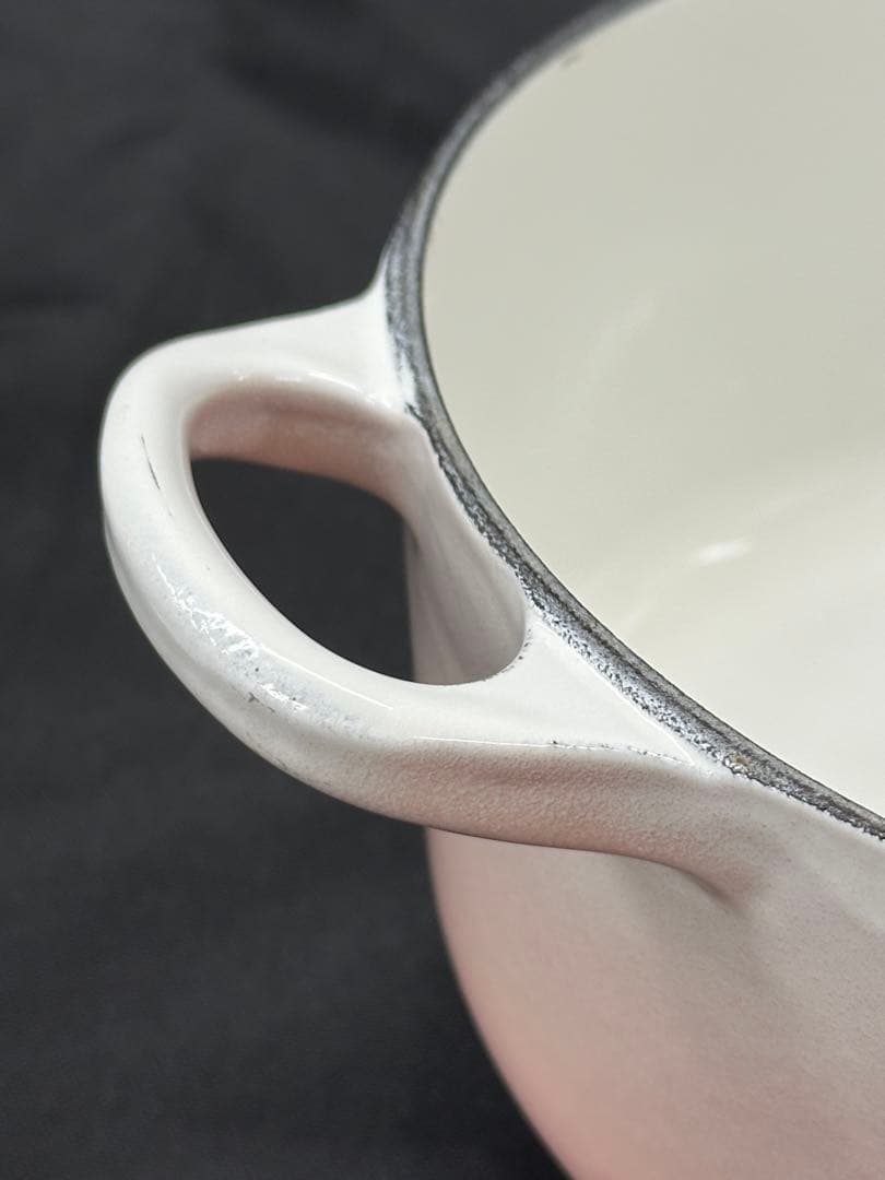 【USED美品】Le Creuset ココットロンド　ピンク　18cm