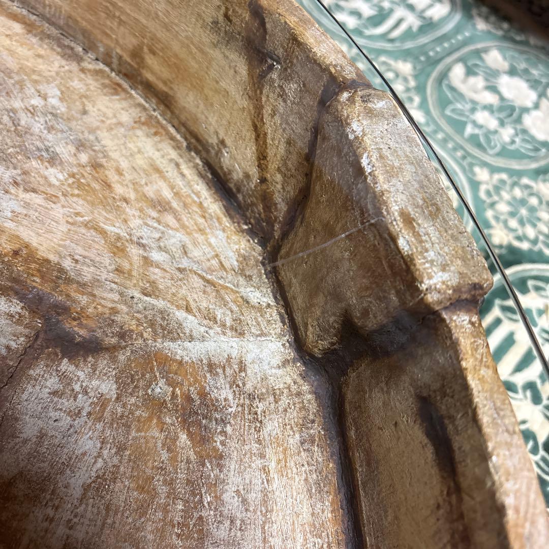 インド　チャパティテーブル　アンティーク