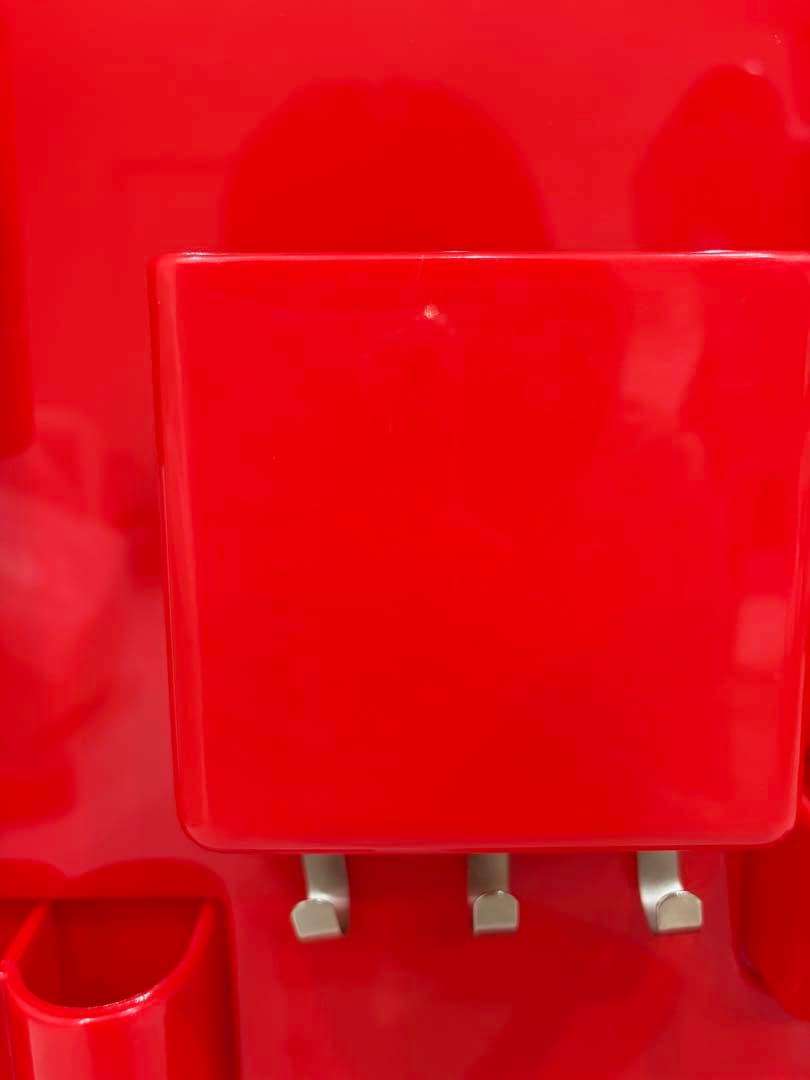 Uten.Silo II Red ウーテンシロ2 ウォールシェルフ 壁掛けラック