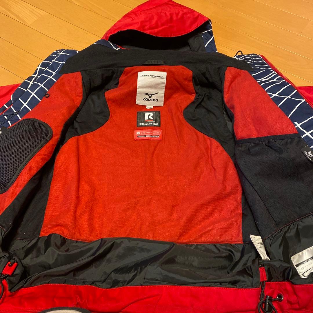 値下げ！Mizuno スキーウェアセット レッド　2XS