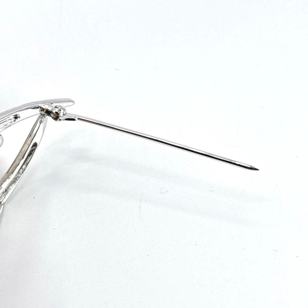 TASAKI タサキ パール ブローチ シルバー 本真珠 3粒 箱付き 保証書付