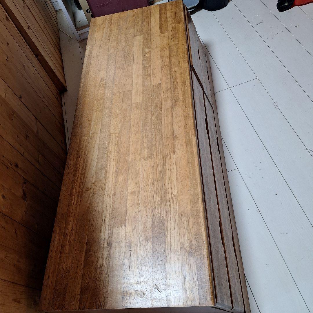 イペ材　テレビボード　ローボード　タンス　収納　スタイリッシュ　アンティーク