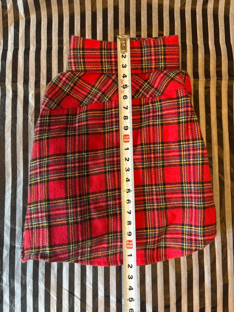 21◆チェックシャツ　PUERTO お洋服　犬