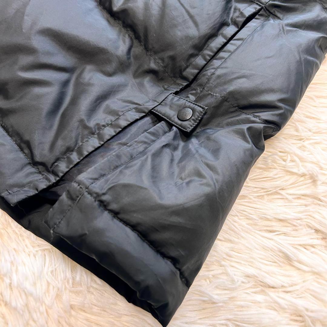 【美品】PUMA　プーマ　ダウン　2way ベンチコート　ロング　黒　サイズ感L