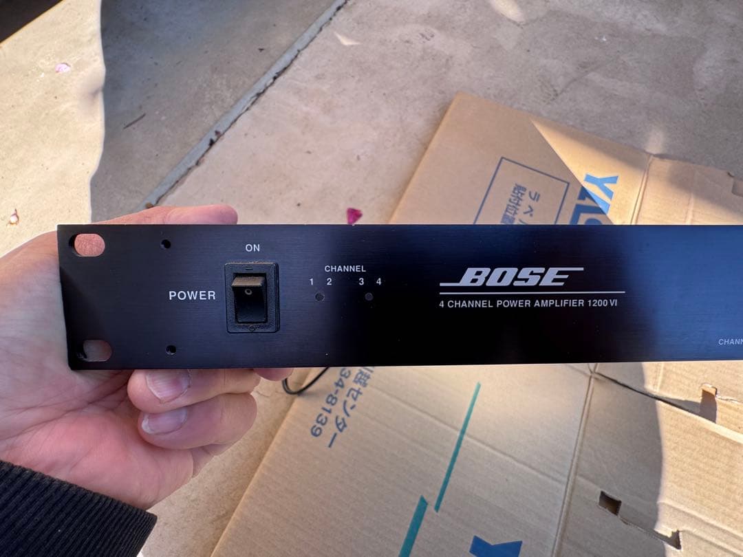 中古　Bose 4CHANNEL POWER AMPLIFIER 1200VI