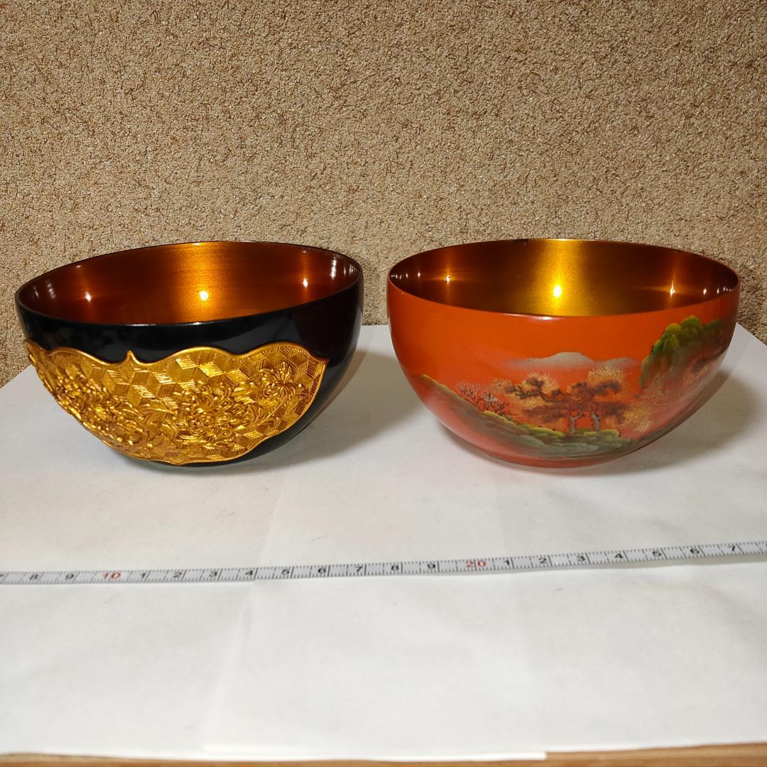 蒔絵茶碗　漆器　木のお茶道具　抹茶碗　抹茶茶碗　骨董　茶道　茶道具　アンティーク