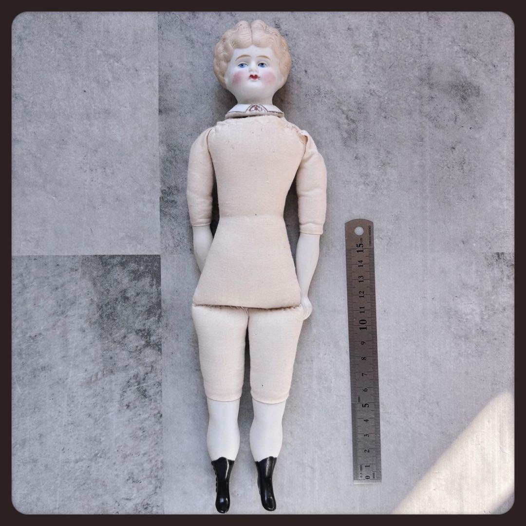 レアアンティーク　ブロンド　パリアンドール ビスクドール