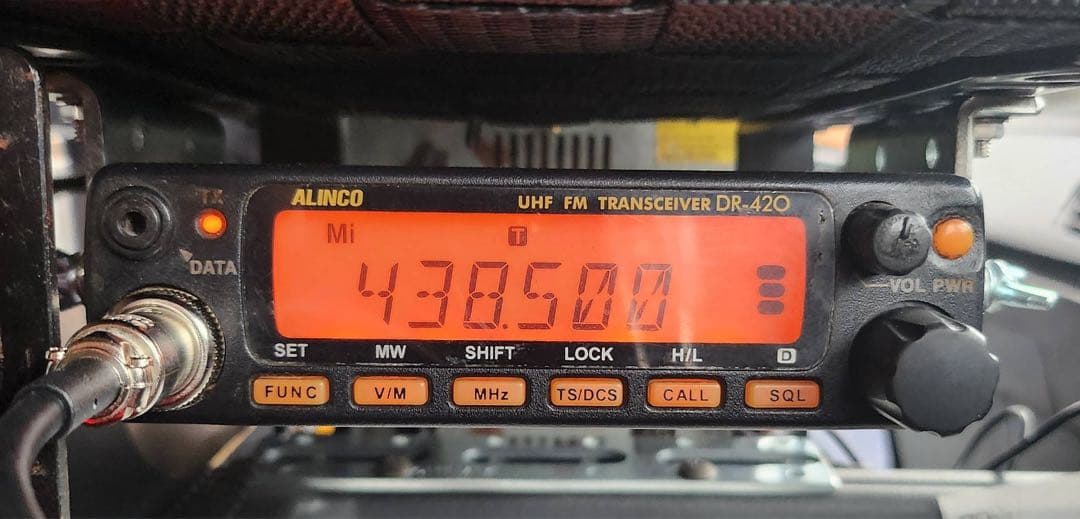 ALINCO UHF FM トランシーバー DR-420