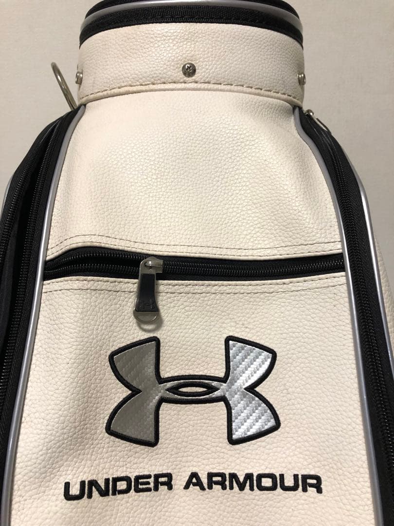 【送料込み】廃盤希少品UNDER ARMOUR キャディバッグ ホワイト 9型