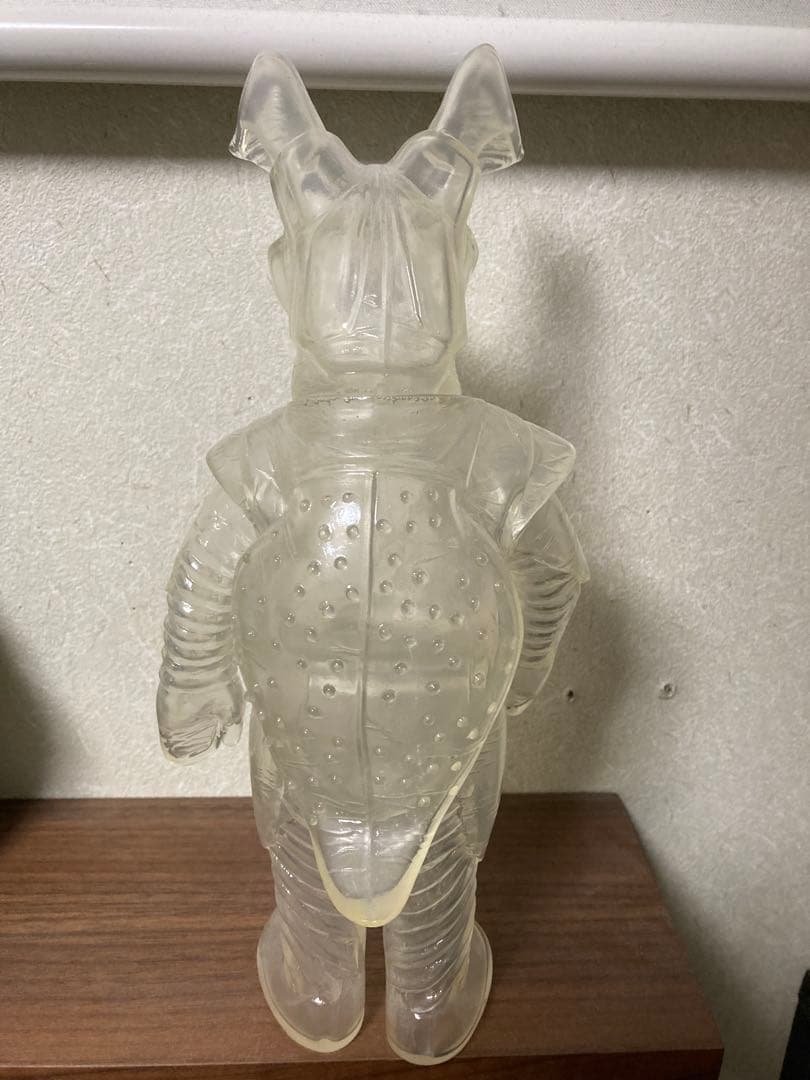 マルサン　ゼットン　クリア　ソフビ