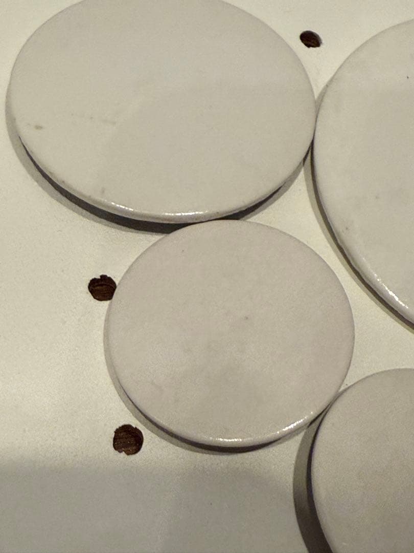 最初期　マルジェラ　ホワイト 缶バッジ　 5個セット