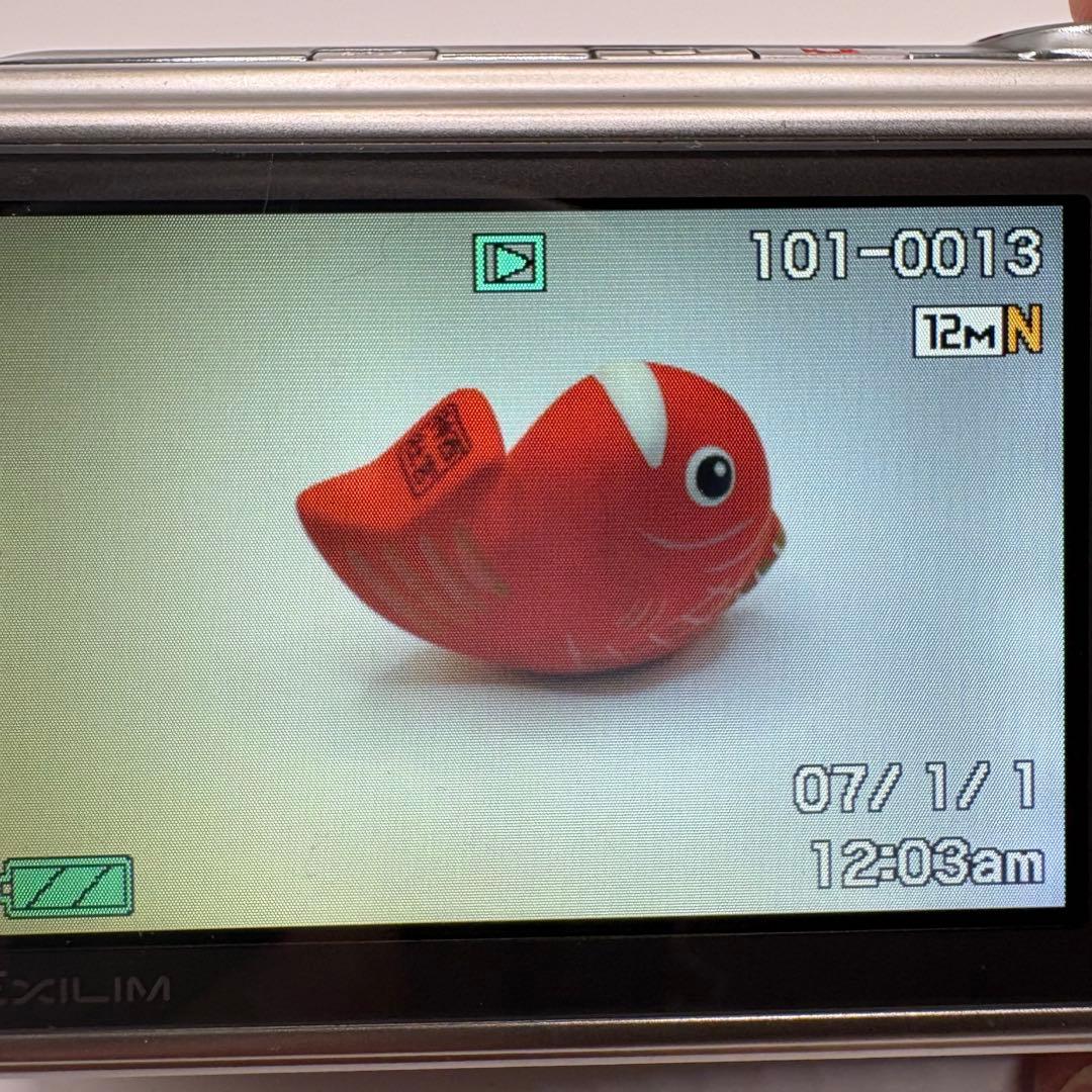 CASIO EX-Z1200 シルバー 動作確認済み コンデジ デジタルカメラ