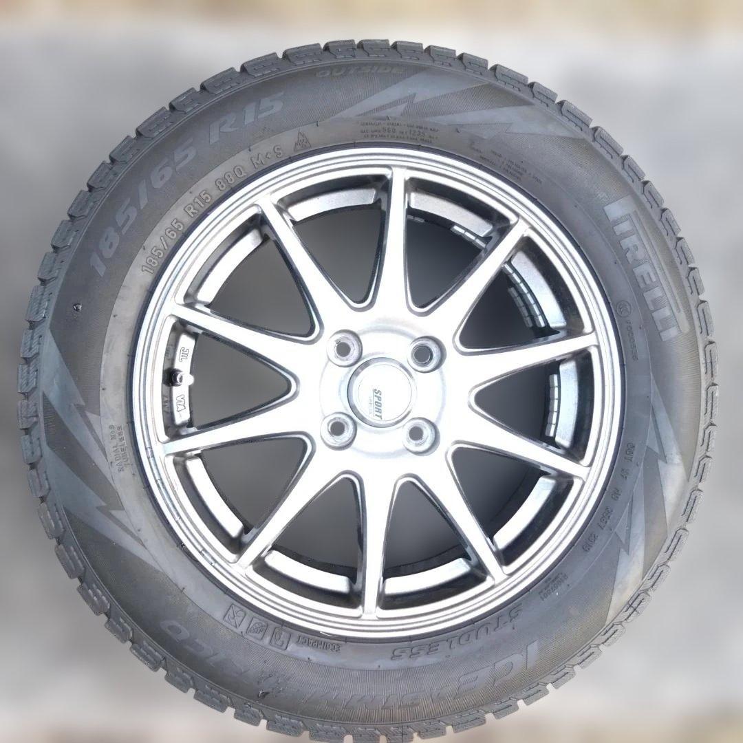 185/65 R15 スタッドレスタイヤ・ホイールセット