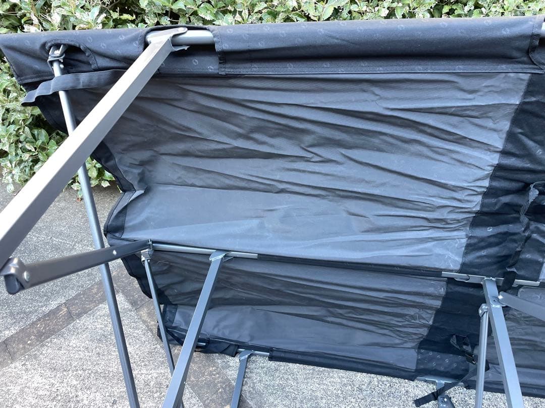 二人用 コット ダブル 折りたたみ式 キャンプ アウトドア ベッド ふたり用