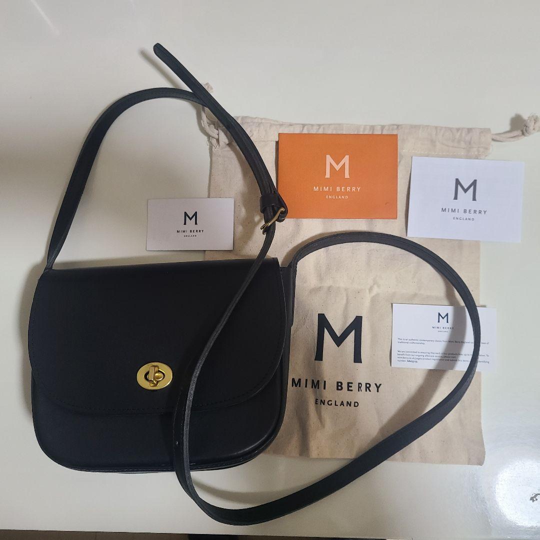MIMI BERRY FEBE ミミベリー ショルダーバッグ 本革 ターンロック