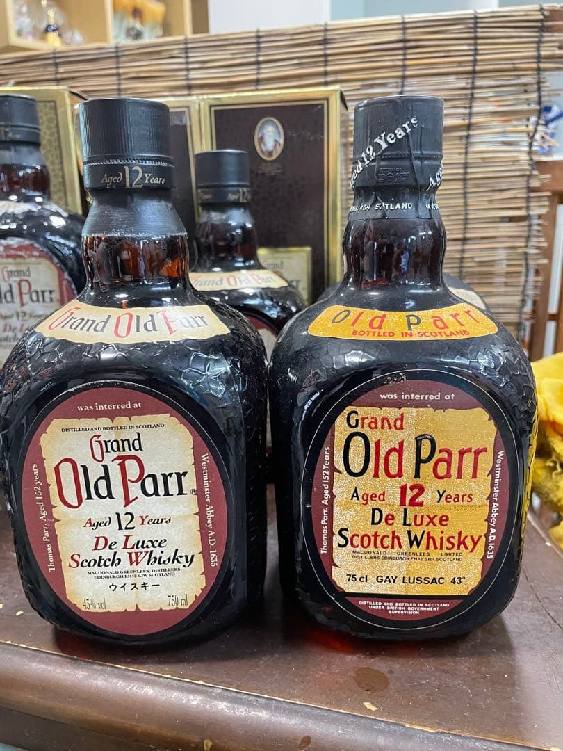 ヴィンテージ　オールドパースペリオール　他12年　５本　古酒　　大値引きします