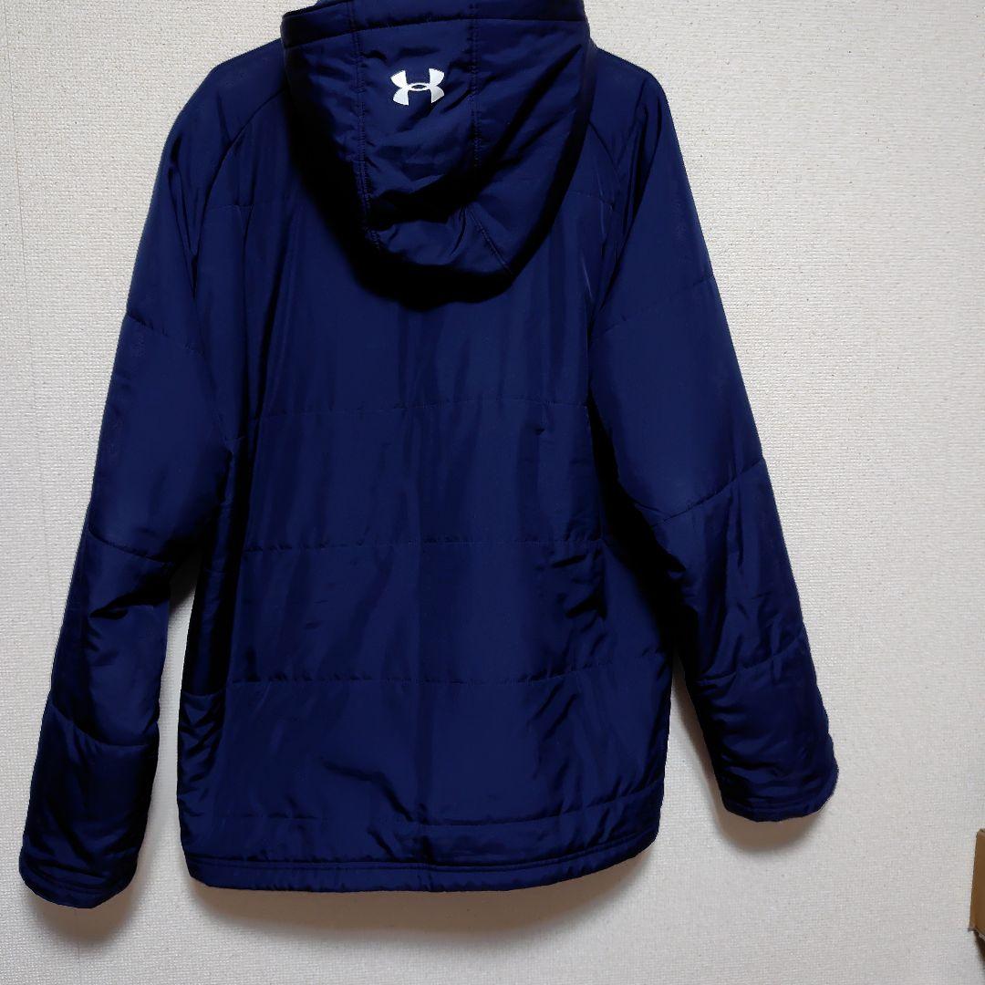 非売品 アンダーアーマー ダウンジャケットXL 関東学院大学　ラグビー 紺