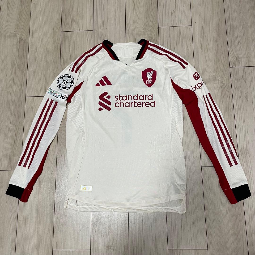 リヴァプール 25/26 アウェイ 長袖 ヴィルツ インポートM LFCフォント