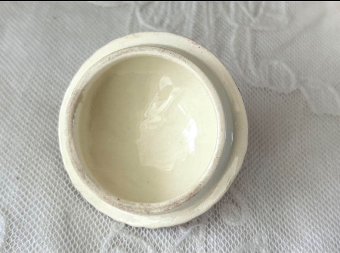 希少　サルグミンヌ シュガーポット シュクリエ 花柄 フランスアンティーク