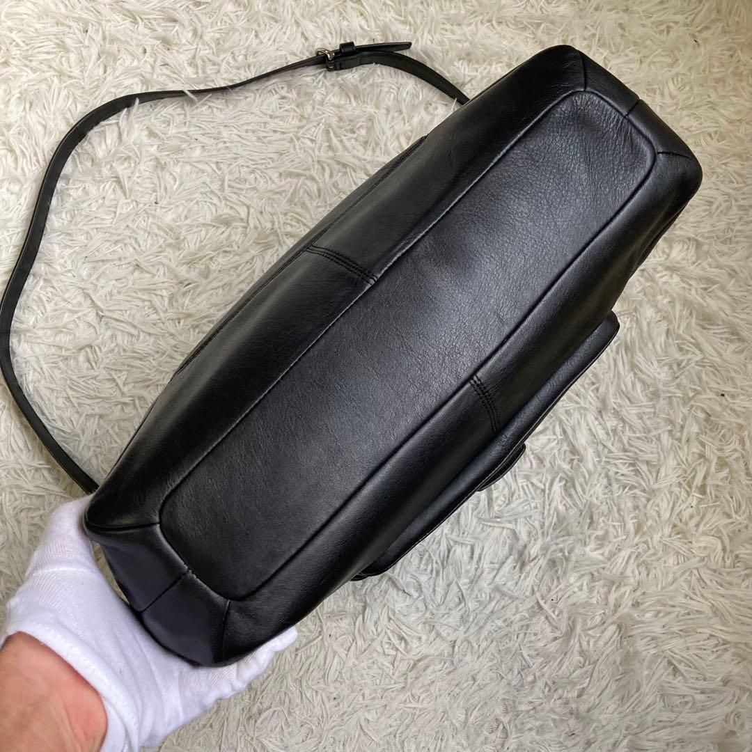 未使用級 coach コーチ 2way 黒 ブラック トートバッグ キャンベル