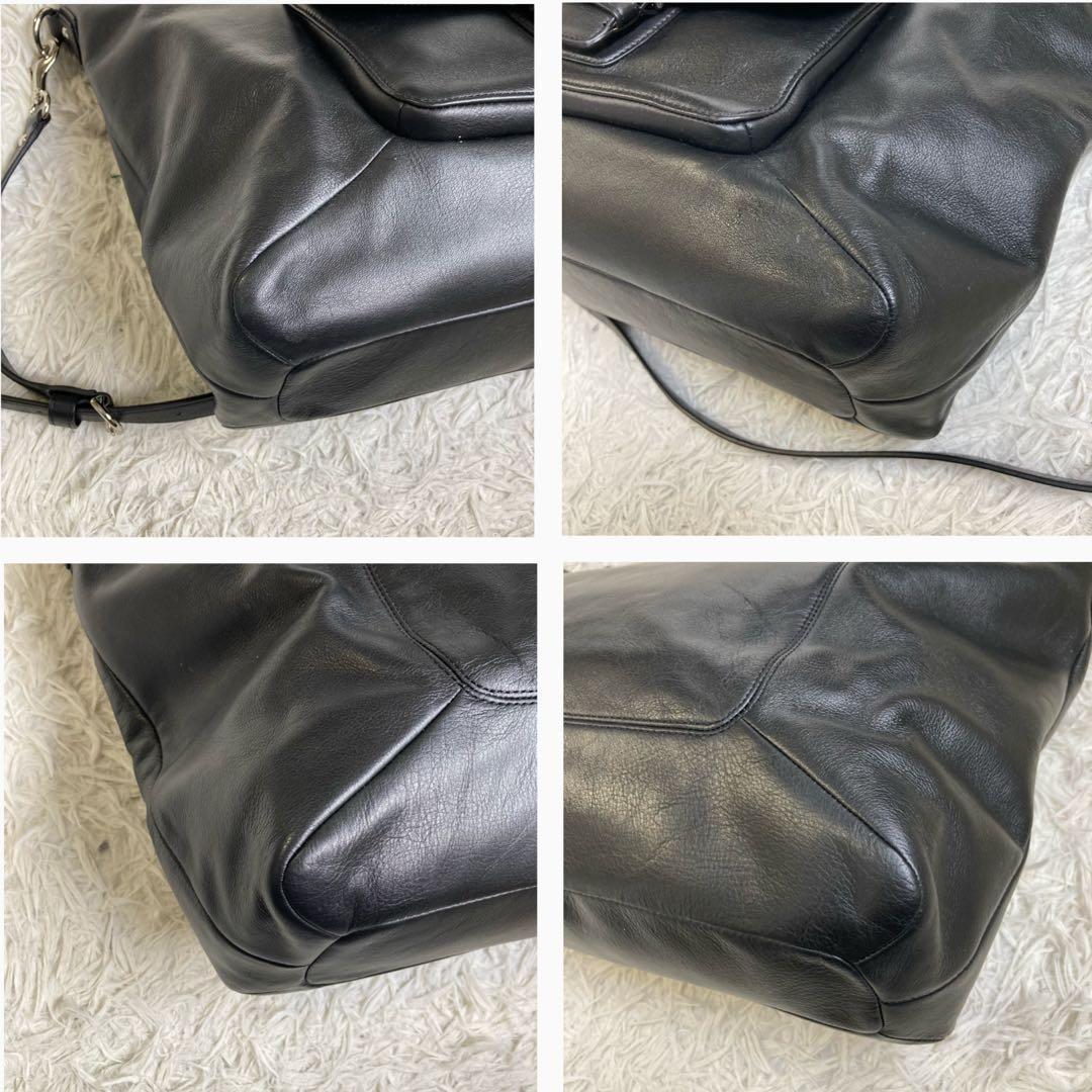 未使用級 coach コーチ 2way 黒 ブラック トートバッグ キャンベル