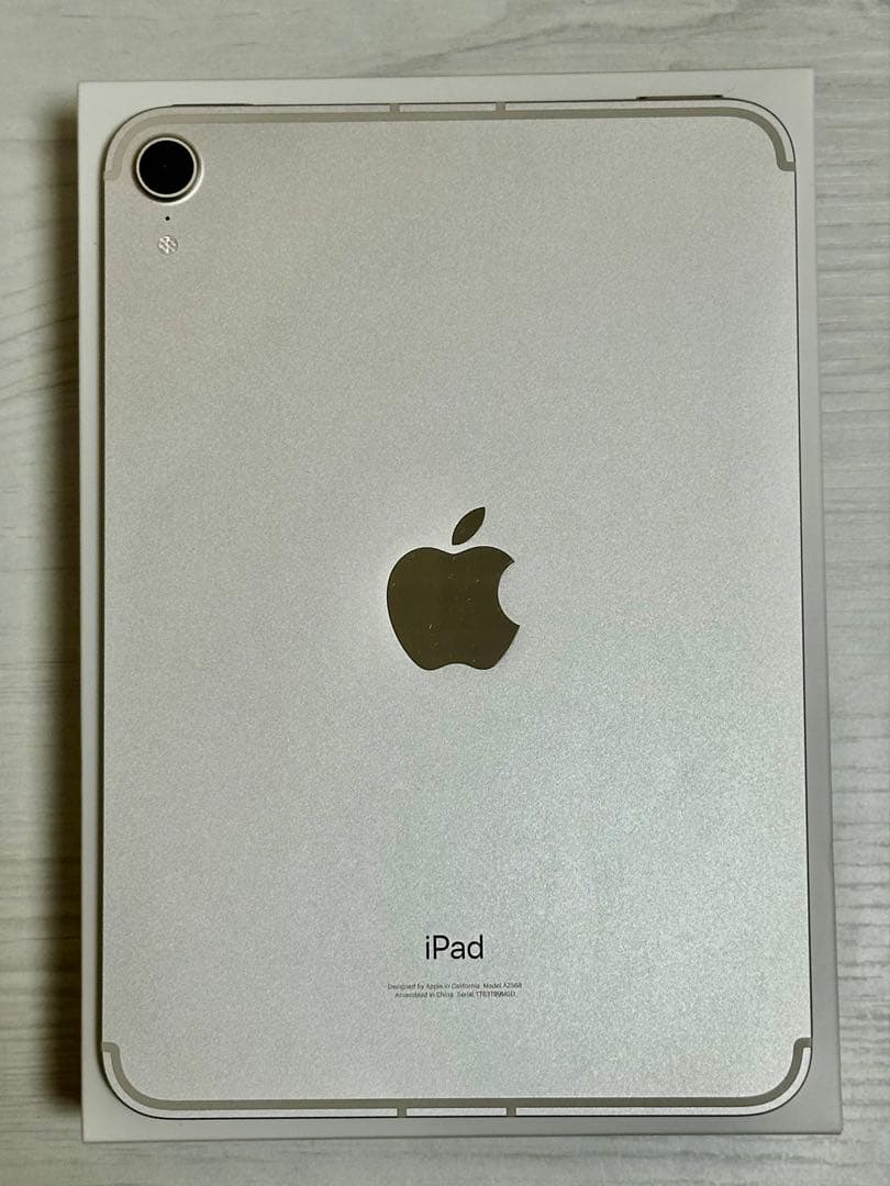 iPad mini 第６世代　64GB Wi-Fi＋セルラー　Starlight