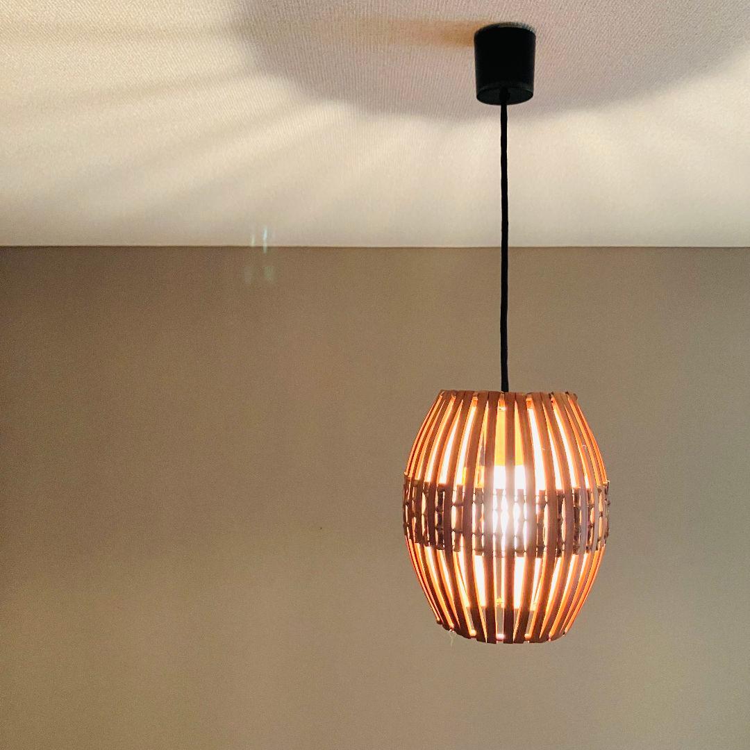 70'S 民藝 ヤマギワ 竹 ペンダントライト セット ジャパニーズモダン
