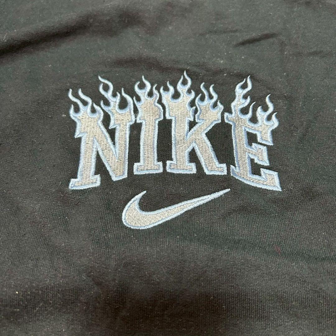 y2k NIKE ファイヤーロゴ GILDANボディ