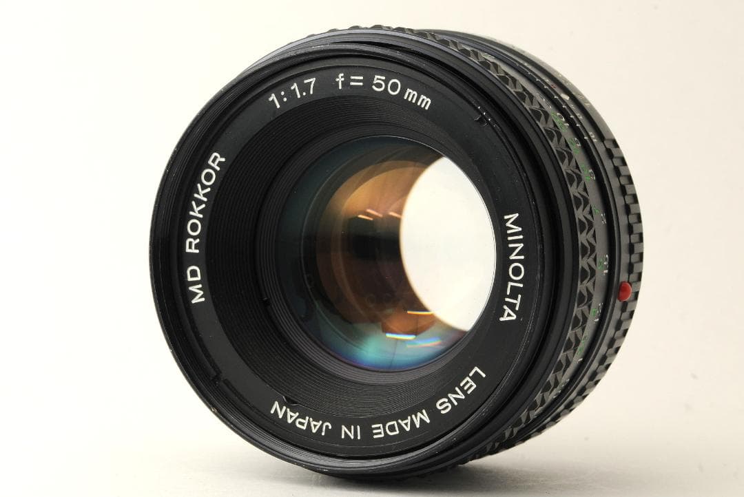 ミノルタ XG-E ブラック MD ROKKOR 50mm F/1.7