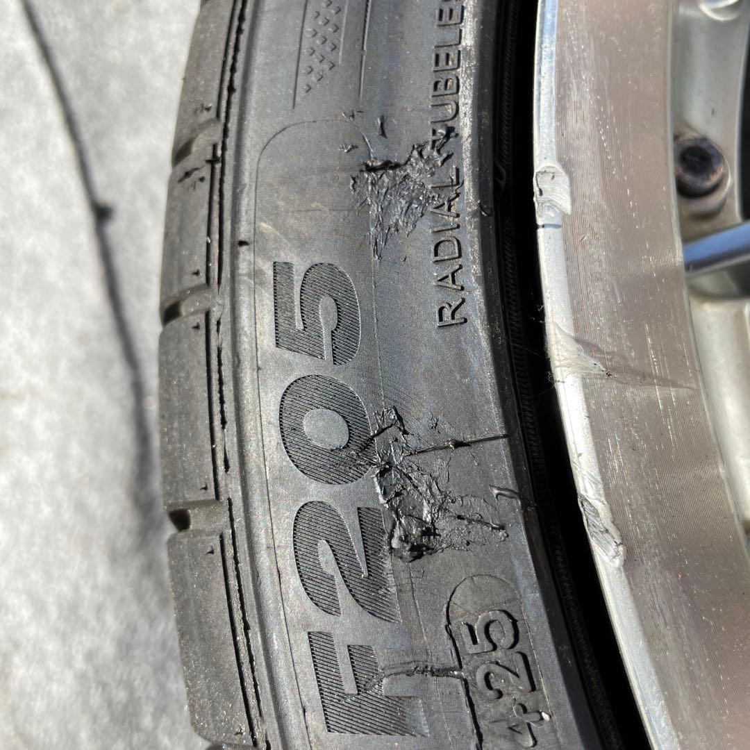 アルミ　ホイール 18×7.5JJ ET42 5H PCD114.3 バリ溝