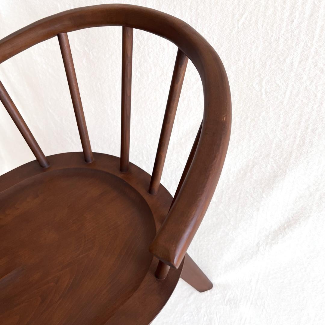 【送料込み】回転式 ダイニングチェア NコレクションC-53S MBR ニトリ