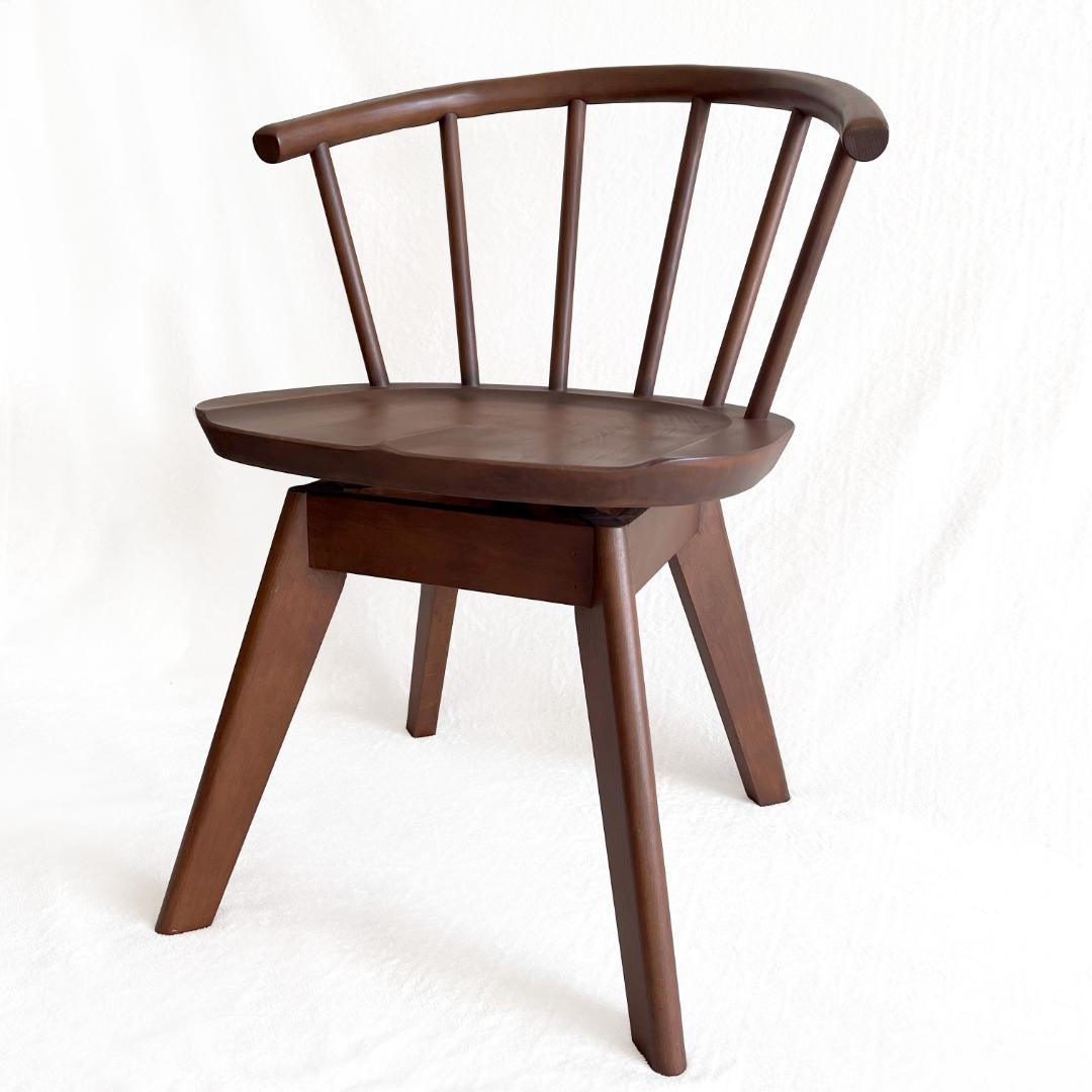 【送料込み】回転式 ダイニングチェア NコレクションC-53S MBR ニトリ