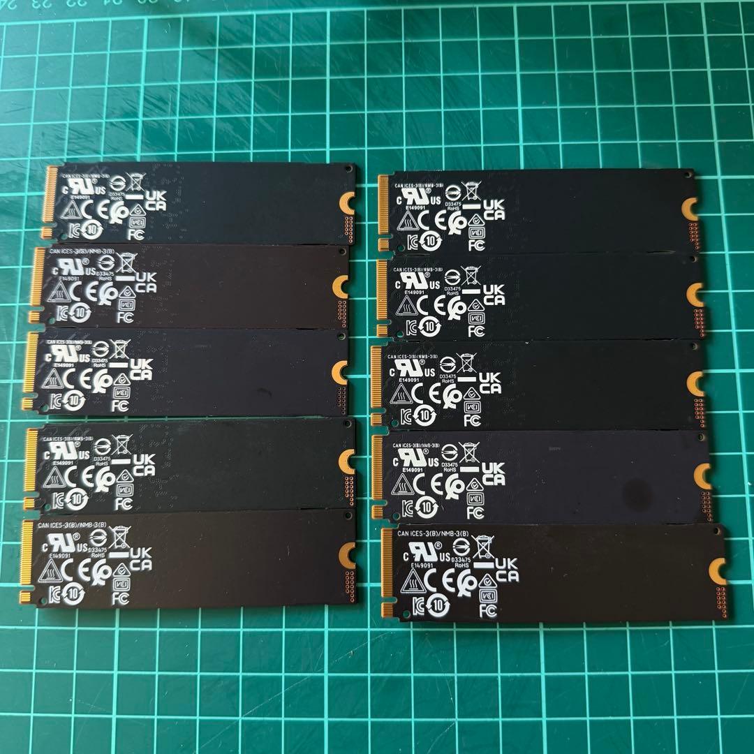 Samsung PM991NVMe256GBSSD 10個セット