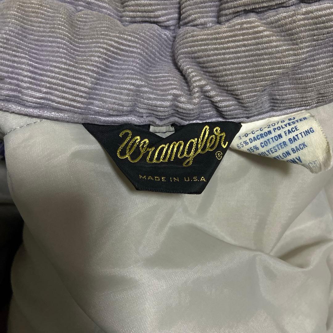 【USA製】Wrangler 70s ヴィンテージ　中綿 ダウンベスト L