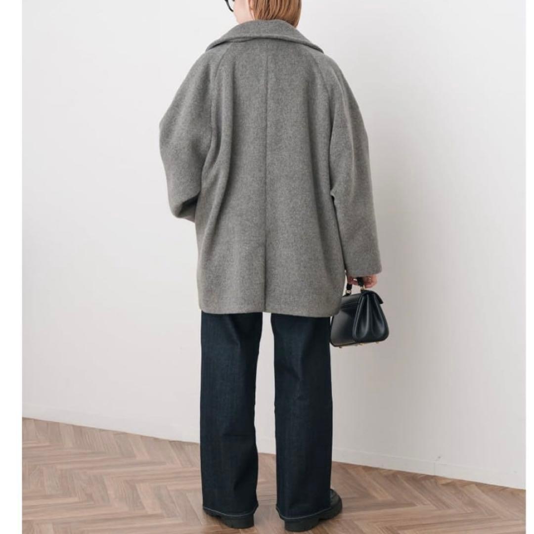 TICCA 2025 美品 ティッカ ピーコート グレー