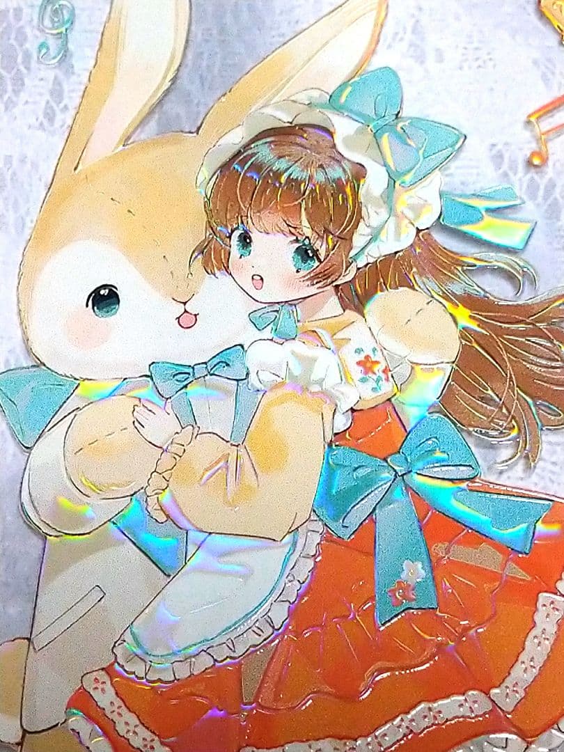 のこり２✩SALE✩J208＃抱抱玩偶(虹光)切り売り海外人物マステ女の子