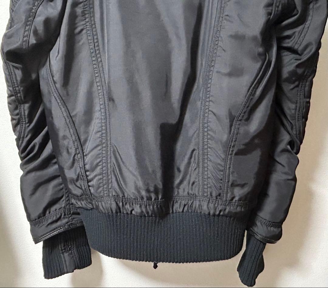 ゴア goa ブラック フード付き　コート　ジャケット