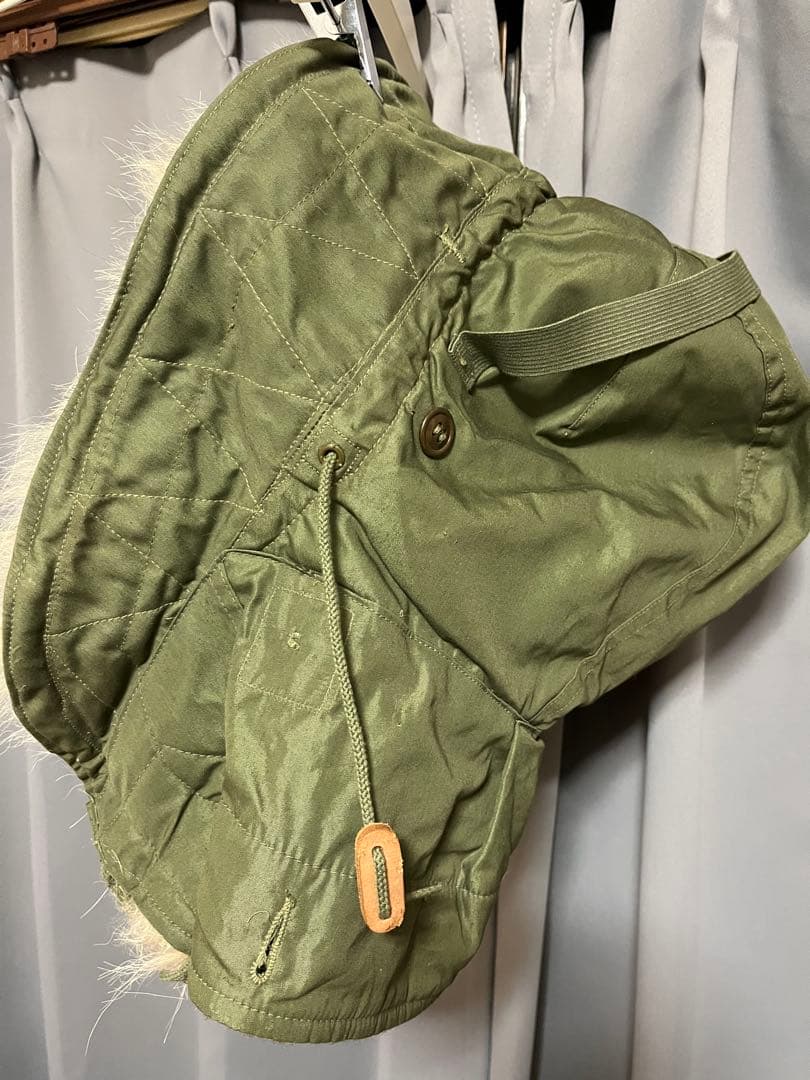 【超美品　デッド】米軍実物　M-51 リアル　コヨーテファー付フード　ワイヤー入