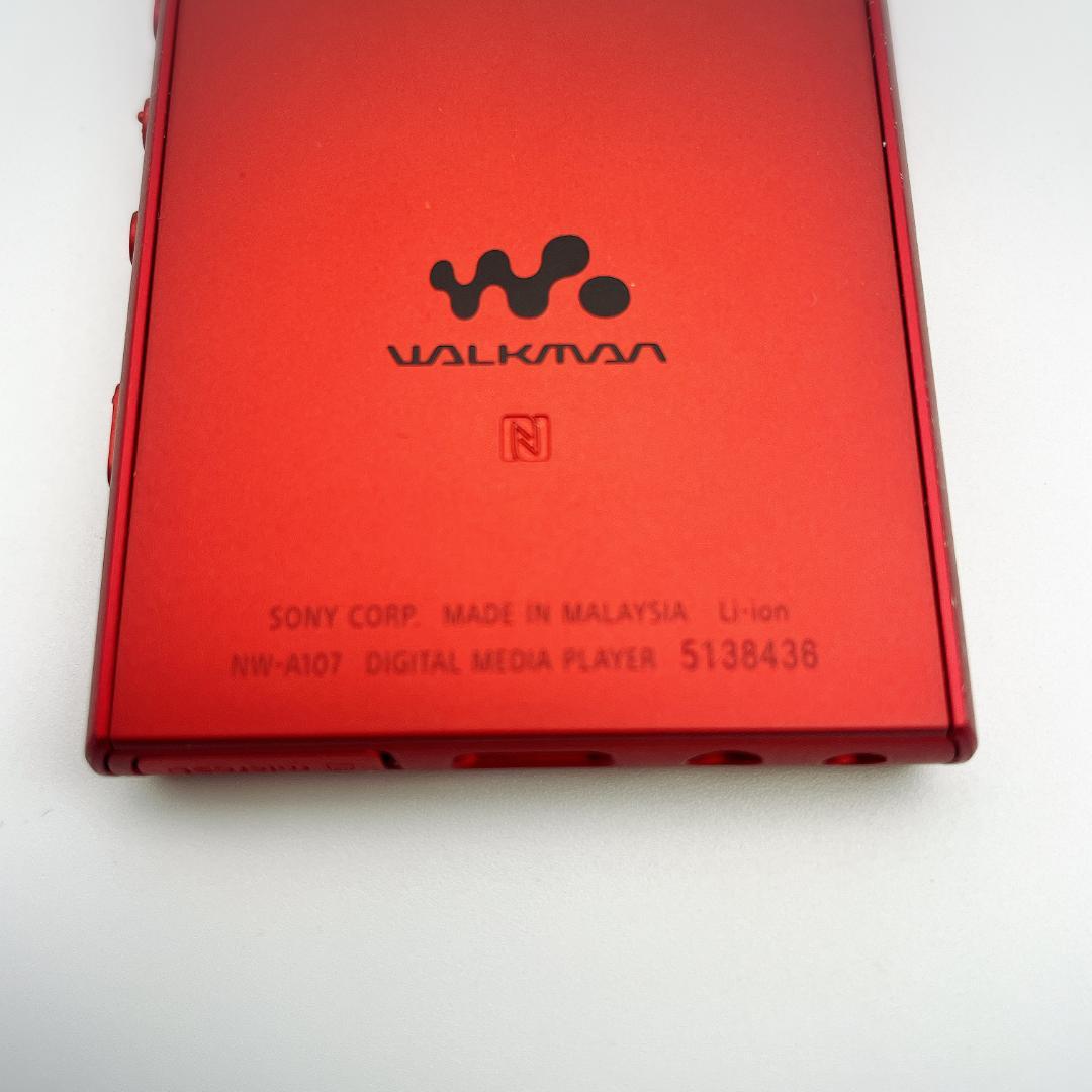 【未使用級・希少】SONY WALKMAN NW-A107 64GB レッド
