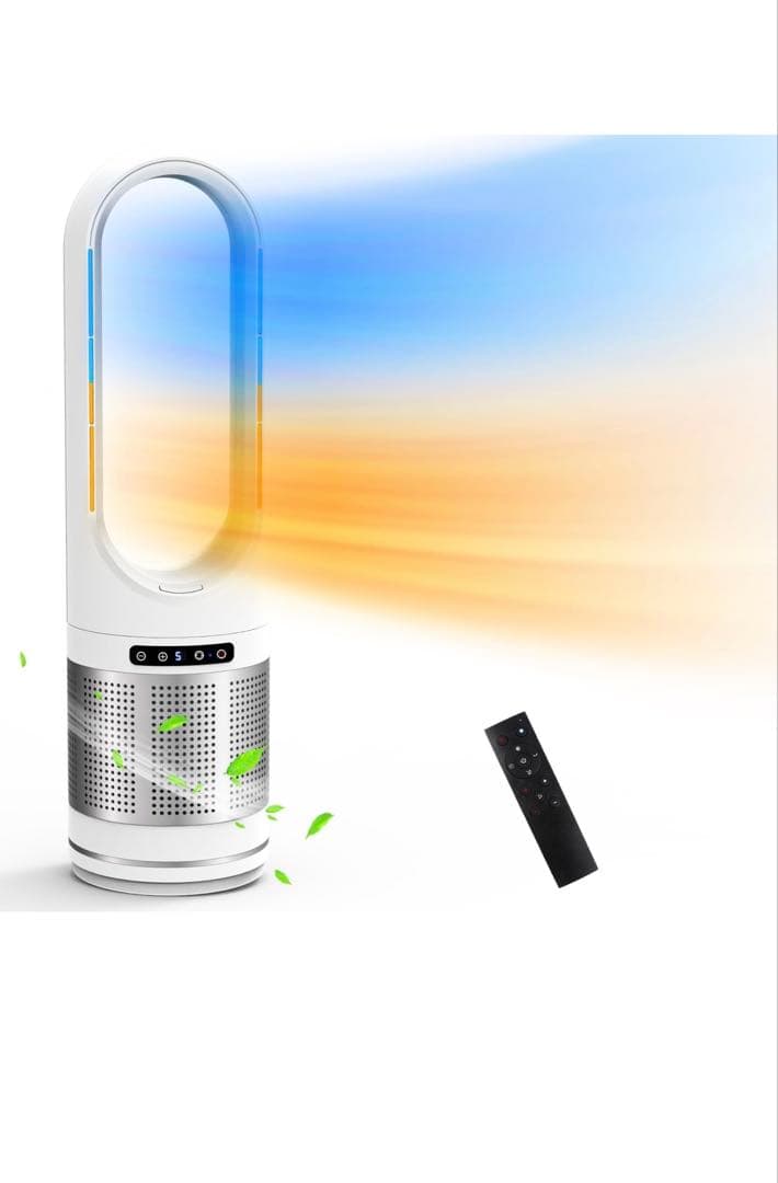 タワーファン セラミックヒーター 扇風機 空気清浄機　おしゃれ　スマート家電