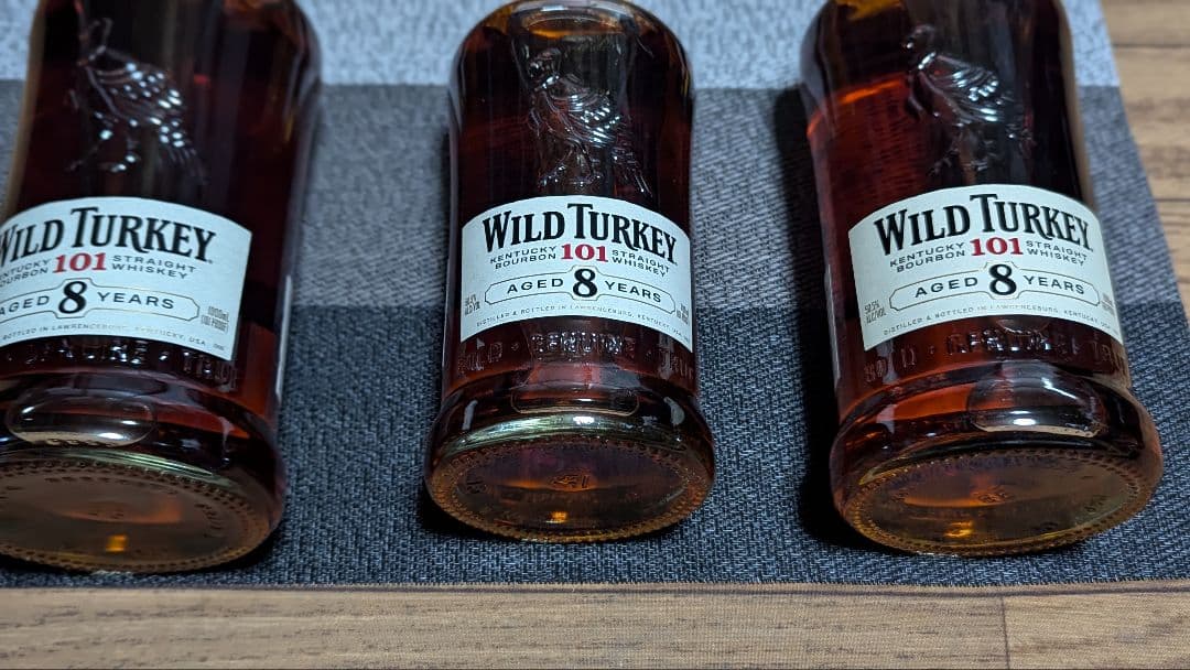 WILD TURKEY 101 8年 3本セット 新品未開封