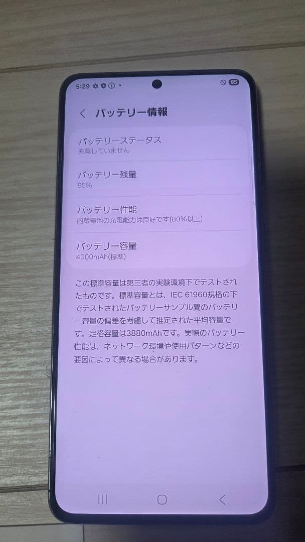 サムスン Galaxy S21 5G ドコモ SC-51B ファントムグレー
