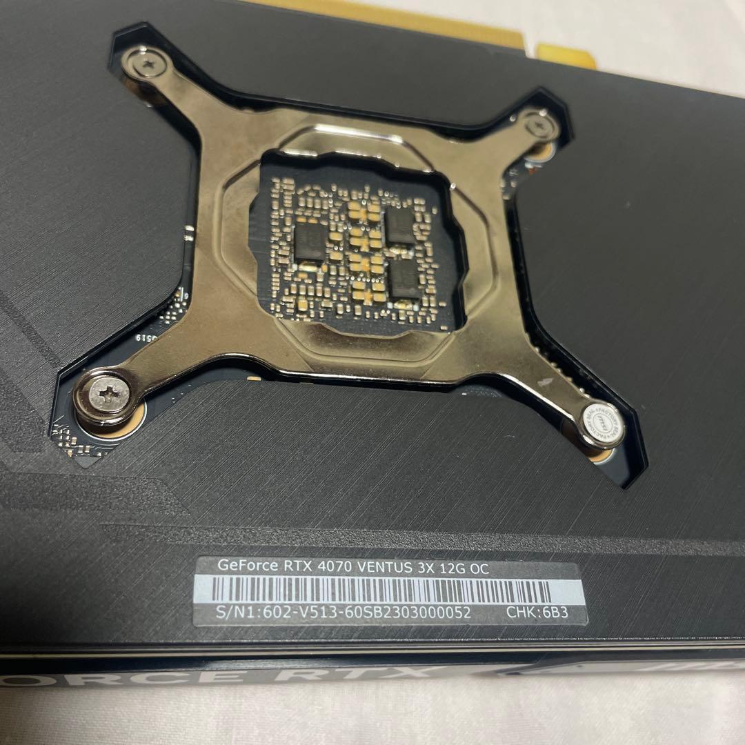 【ジャンク】GeForce RTX 4070 VENTUS 3X 12G OC